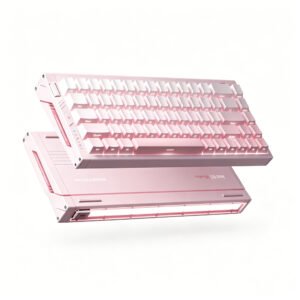 Ace 68 Turbo Fog Transparent Pink [Pink Taishan Hall Effect Switch GT]