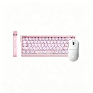 Ace 68 V2 Mist Transparent Pink Star Halo Hall Effect Switch + [A7 Pro White]