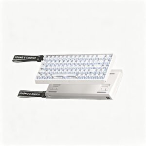 Ace 68 V2 Ultra Competitive Edition Fog Transparent White Star Ring Hall Effect Switch [RT Key]