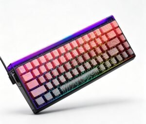 Black-Pink Topographic [Haihuang Hall Effect Switch]