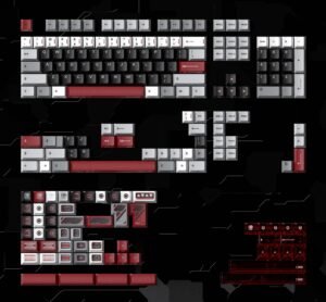 Crimson Keycaps (188+13 keys)