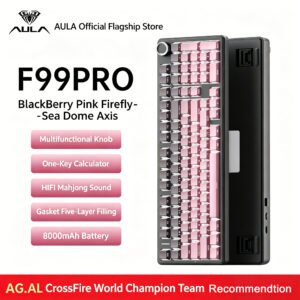 F99 Pro Blackberry Pink Firefly - Ocean Dome Switch - Linear Switch