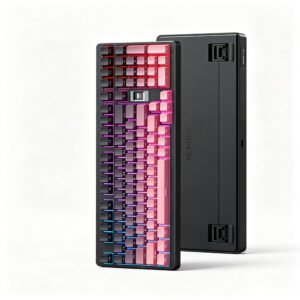 G98 V2 BlackBerry Pink Blazing Orange Switch [Tri-Mode + Knob]