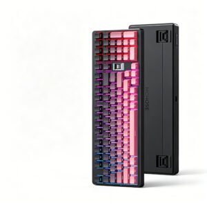 G98 V2 BlackBerry Pink Ice Blue Switch [Tri-Mode + Knob]