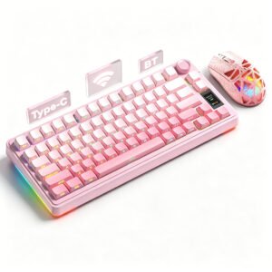 S75pro Gradient Pink + SC620 Pink Uniform Height - Linear Switches