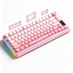 S75pro Gradient Pink [Side-Printed Version] - Linear Switches
