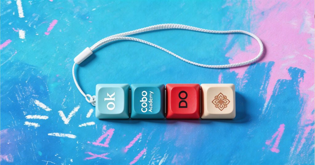 Colorful English Keycaps