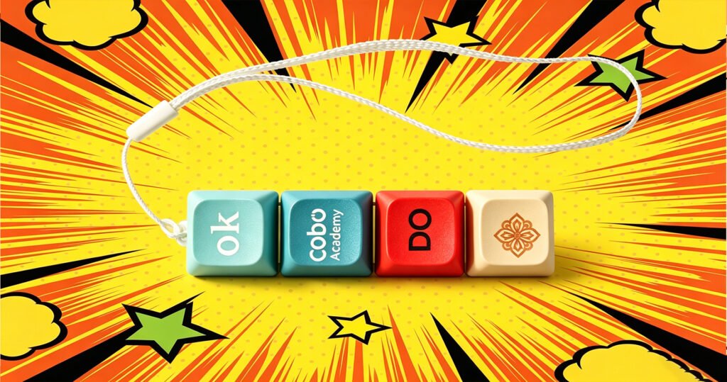 Colorful English Keycaps