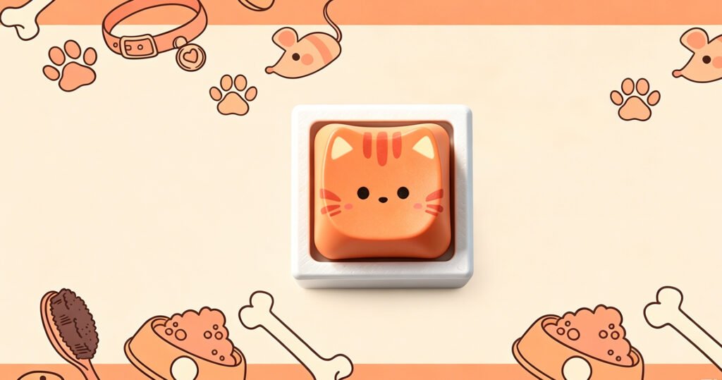 Coffee Cat Keycap