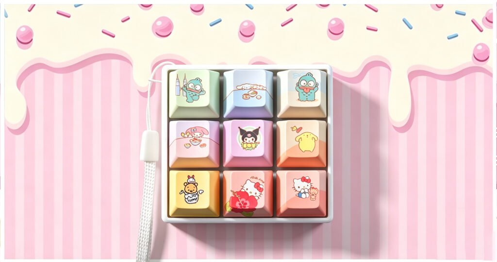 cute Sanrio keycap