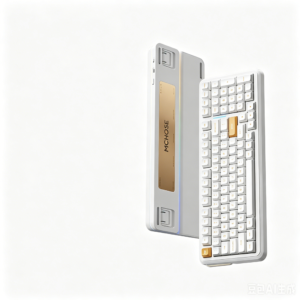 K99 V3 Golden Sands White - Glazed Ice Cream Switch [Three Modes + Knob]