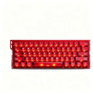 MAD light 60 HE Anodized Red Ice Jade Hall Effect Switch Full Aluminum CNC