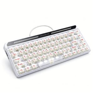 TITAN68 Turbo Lunar White, Extreme Hall Effect Switch RGB