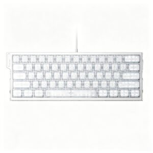 light 60 quattro Crystal Glaze White Crystal Hall Effect Switch